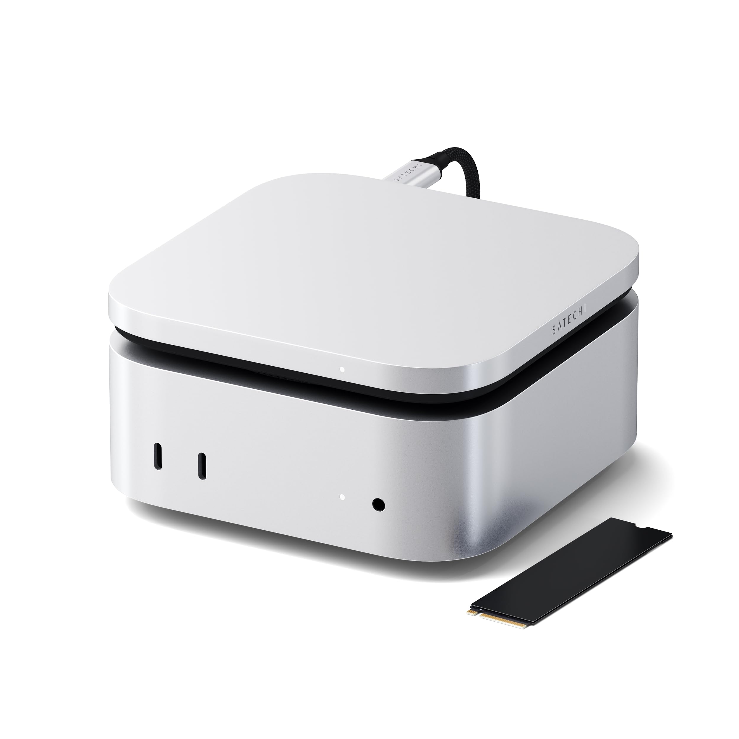 Amazon.co.jp: SATECHI USB4 NVMe SSDエンクロージャー Mac Mini M4用